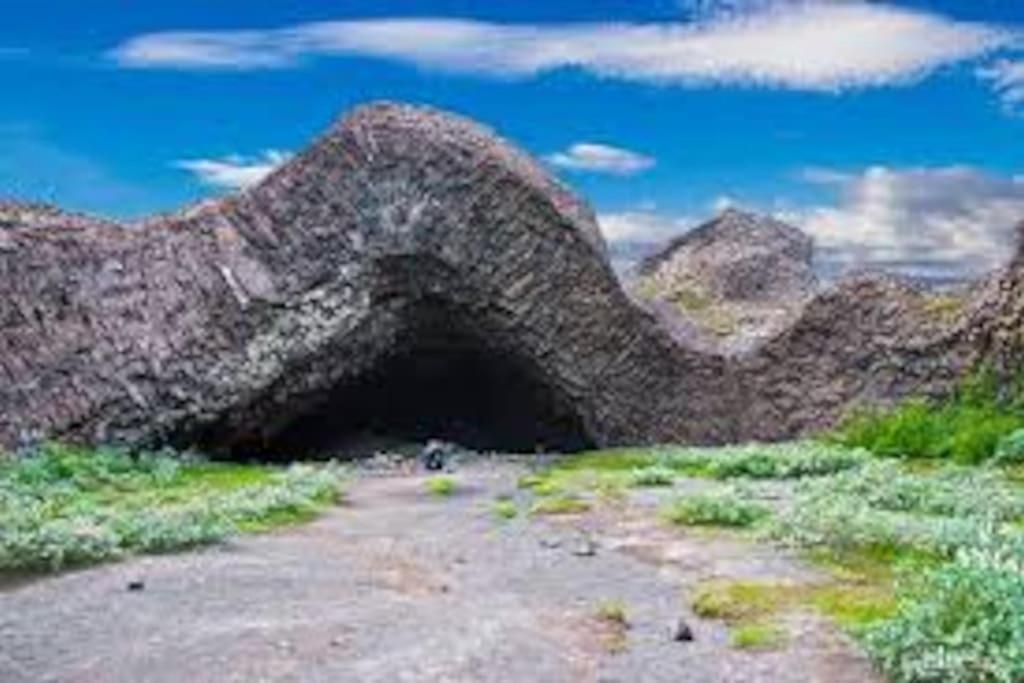 Cabin In The Lava. Near Husavik Skogar  Exterior photo